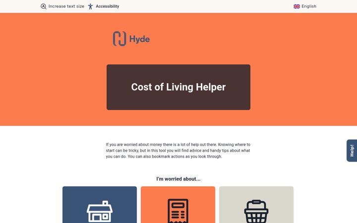 Screenshot of col-helper.co.uk