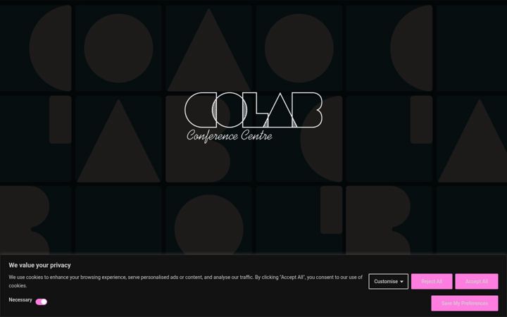 Screenshot van colabconference.co.za