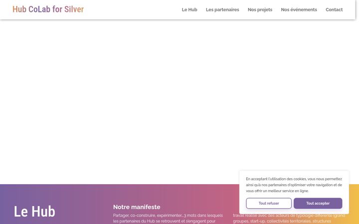 Screenshot of colabforsilver.fr