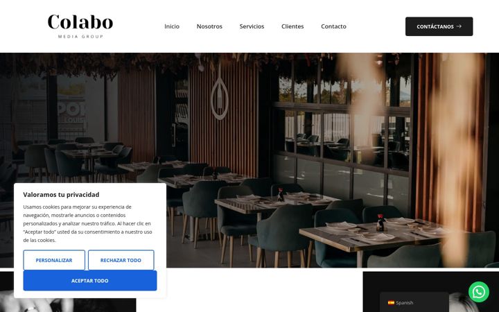 Screenshot of colabomediagroup.com