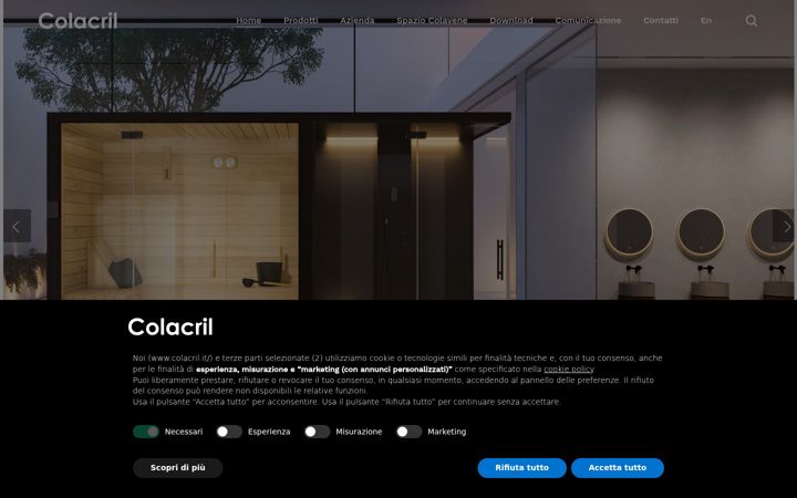 Screenshot of colacril.it