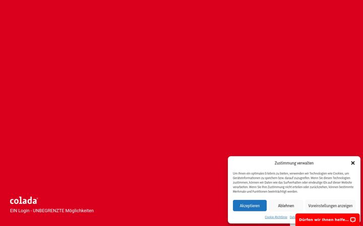 Screenshot of colada.info