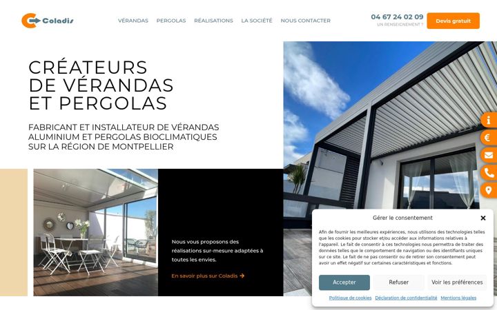Screenshot of coladis.com