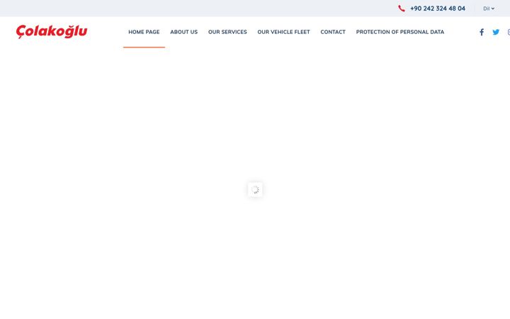 Screenshot of colakogluturizm.com.tr