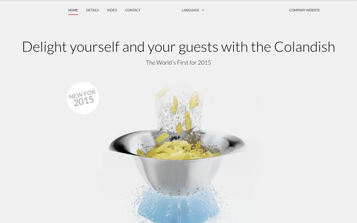 Screenshot of colandish.com