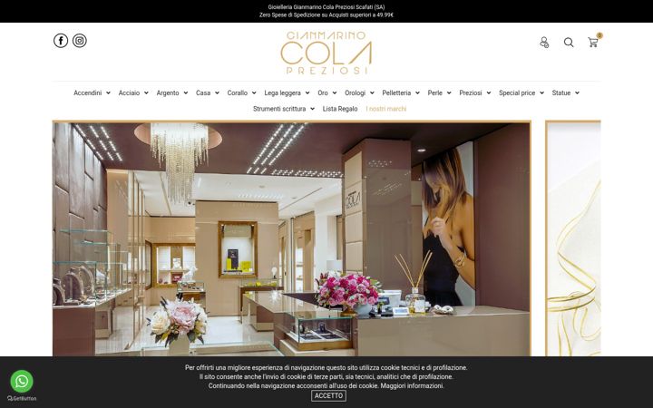 Screenshot of colapreziosi.it