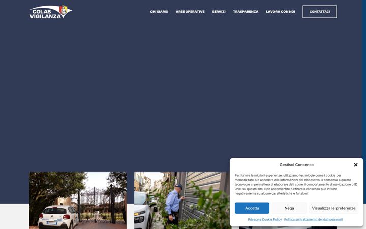Screenshot of colasvigilanza.it