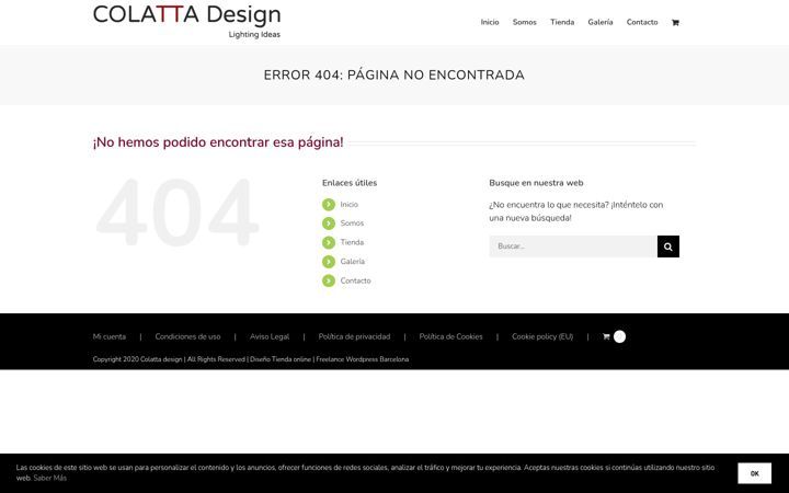 Screenshot of colattadesign.com
