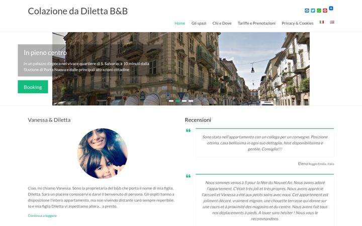 Screenshot of colazionedadiletta.com