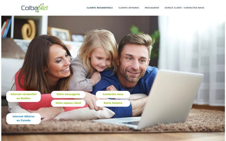 Screenshot of colba.net