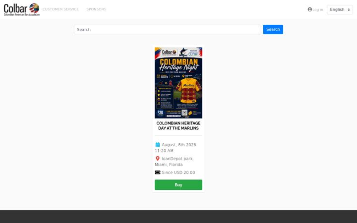 Screenshot of colbarticket.com