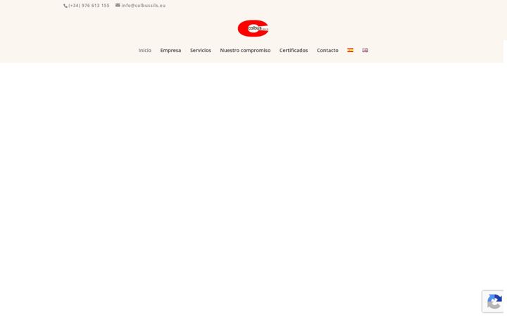 Captura de pantalla de colbussils.eu