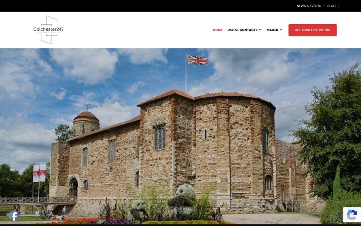 Screenshot ta' colchester247.co.uk
