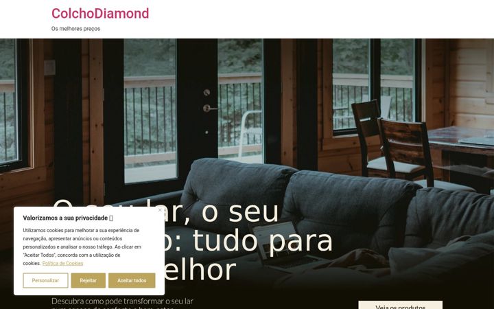 Screenshot of colchodiamond.pt