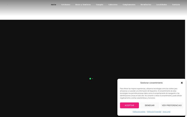 Screenshot of colchoneriagarcia.eu