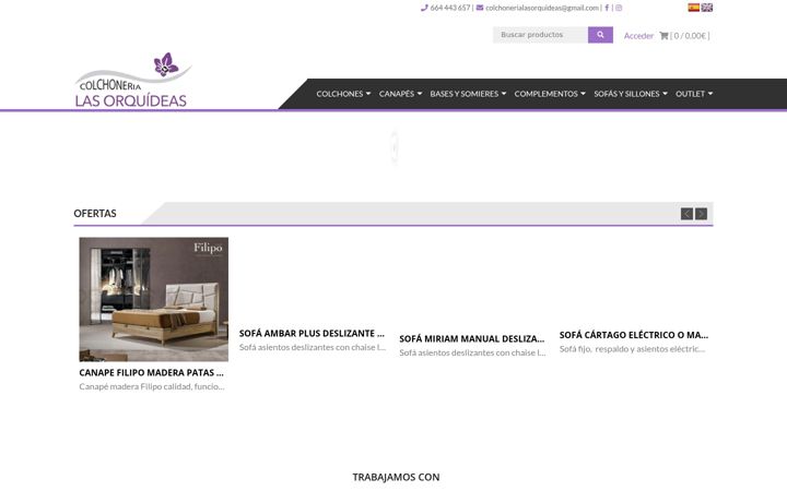 Screenshot of colchonerialasorquideas.com