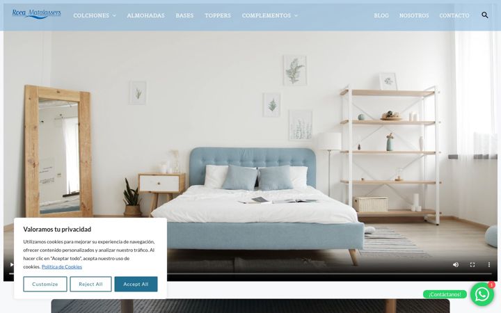Screenshot of colchoneriaroca.com