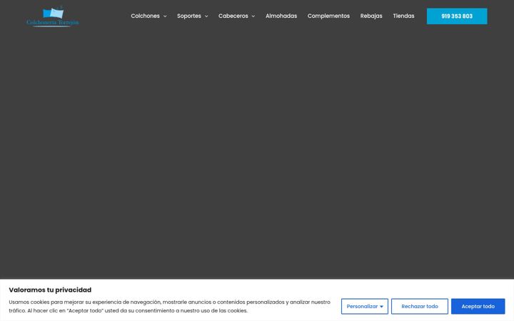 Screenshot of colchoneriatorrejon.com