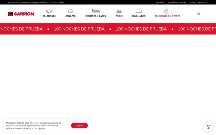 Screenshot of colchonescarrion.es