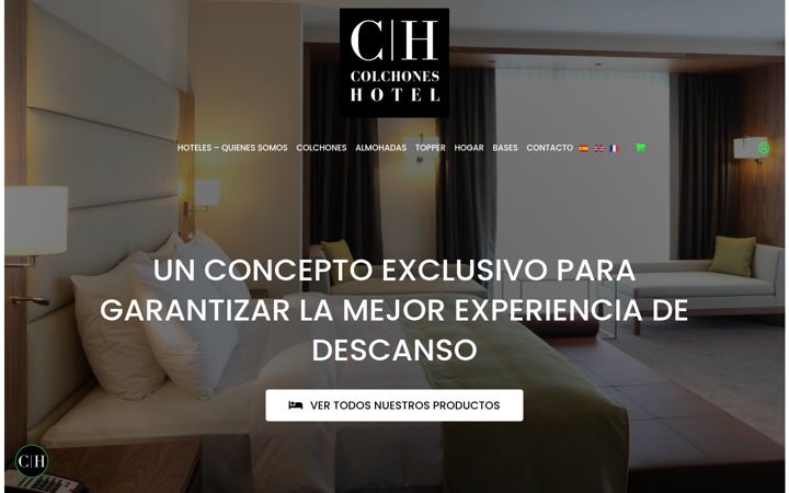 Screenshot of colchoneshotel.com