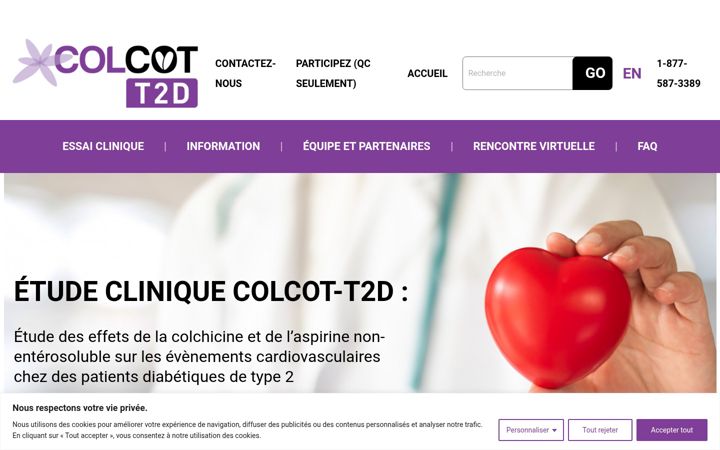 Captură de ecran a colcot-t2d.org