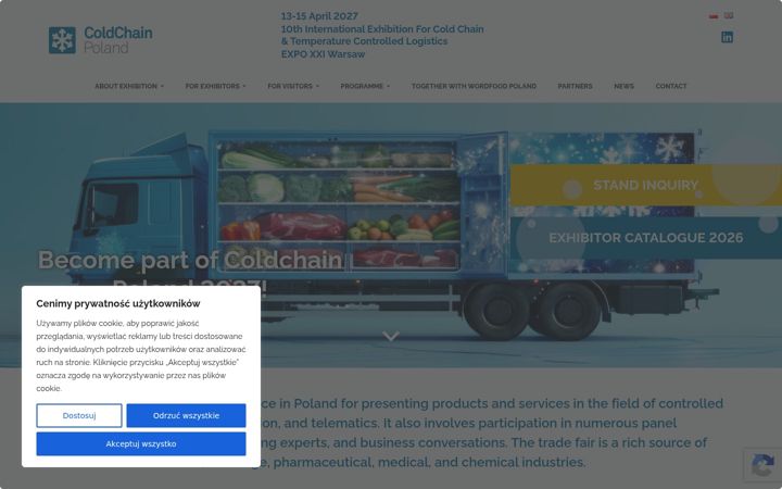 Zrzut ekranu coldchain.pl