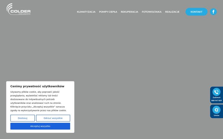 Zrzut ekranu colder.com.pl