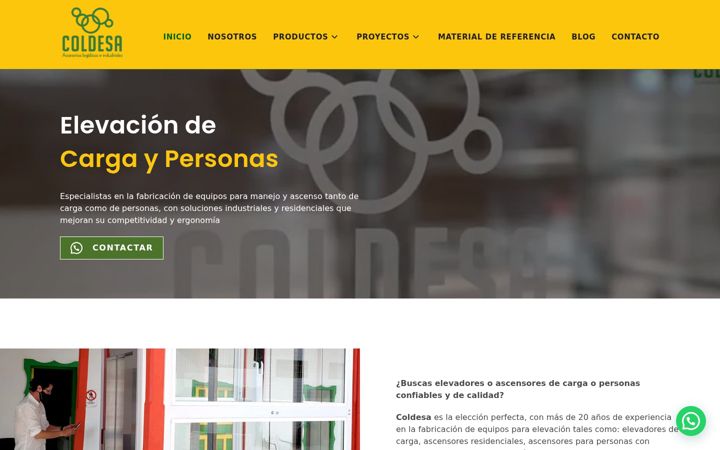 Screenshot of coldesa.com