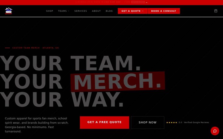 Screenshot of coldhousecustomz.com