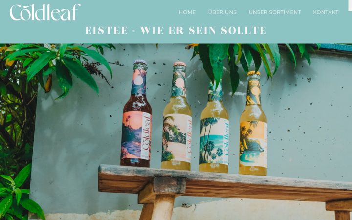 Screenshot of coldleaf.de