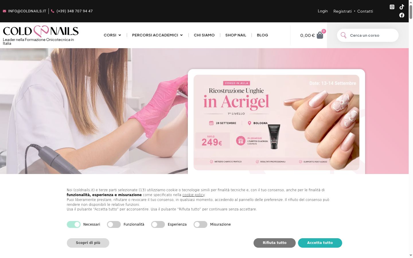 Screenshot tal-banner tal-kunsens muri qabel kwalunkwe interazzjoni