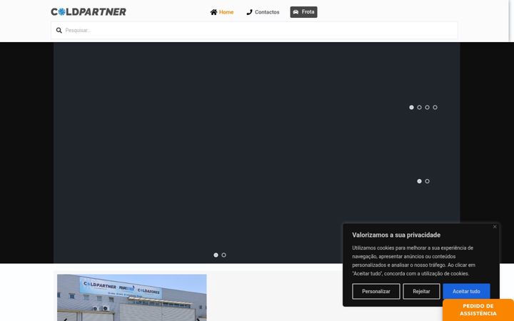 Screenshot of coldpartner.com