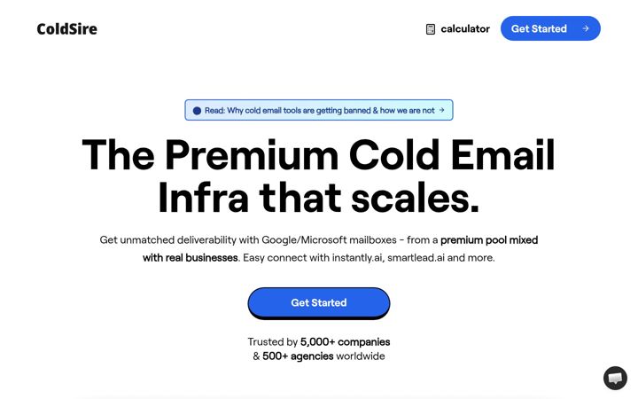 Captură de ecran a coldsire.com