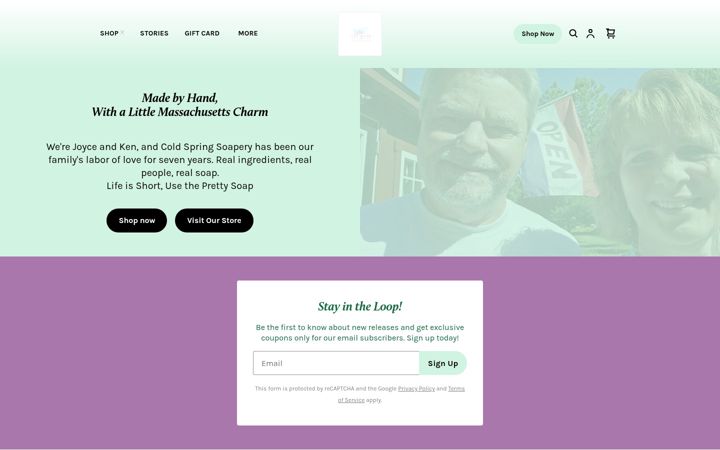 coldspringsoapery.com
