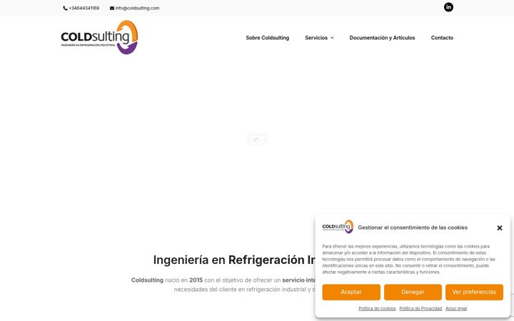 Screenshot of coldsulting.com