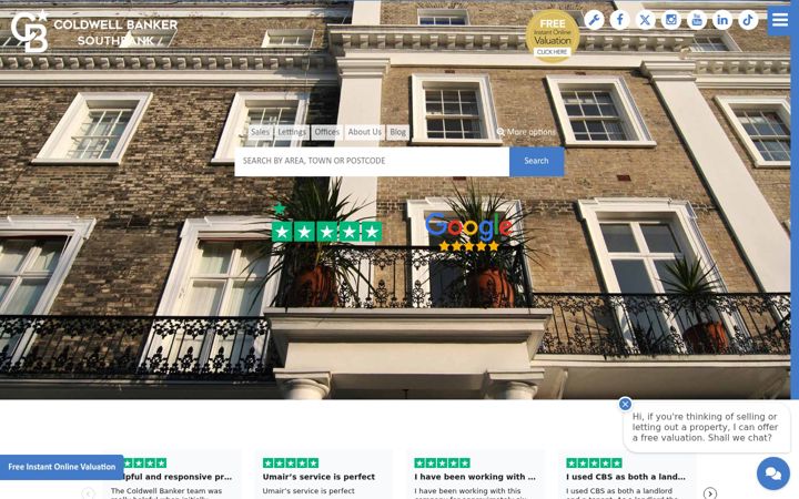 Screenshot of coldwellbanker.co.uk