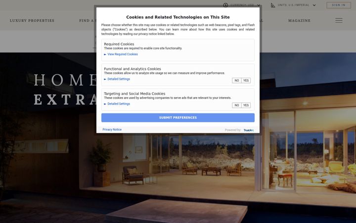 Screenshot of coldwellbankerluxury.com