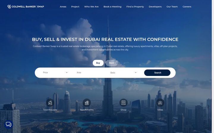 Screenshot of coldwellbankerswap.com