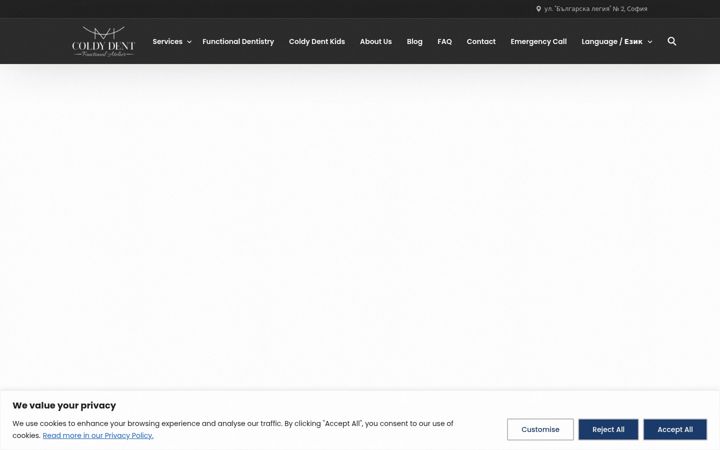 Screenshot of coldydent.com