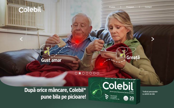 Screenshot of colebil.ro