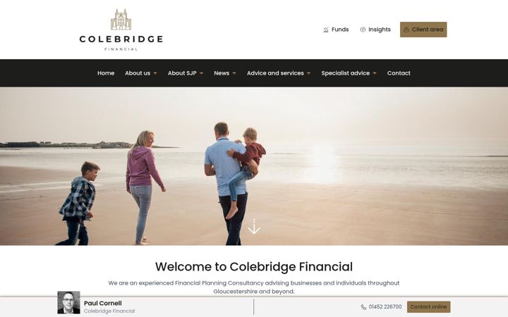 Screenshot of colebridgefs.co.uk