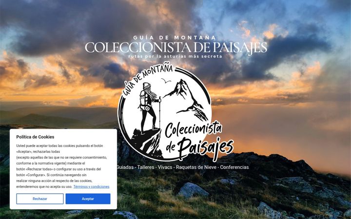 Screenshot of coleccionistadepaisajes.com