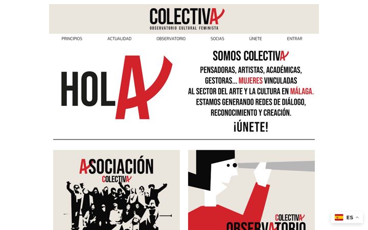 Screenshot of colectivamalaga.com