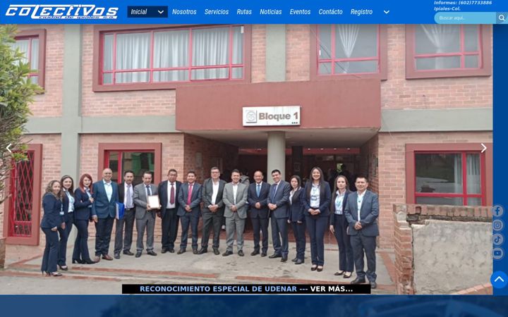 Screenshot of colectivosciudaddeipiales.com