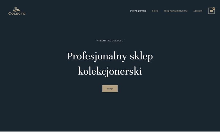 Zrzut ekranu colecto.pl