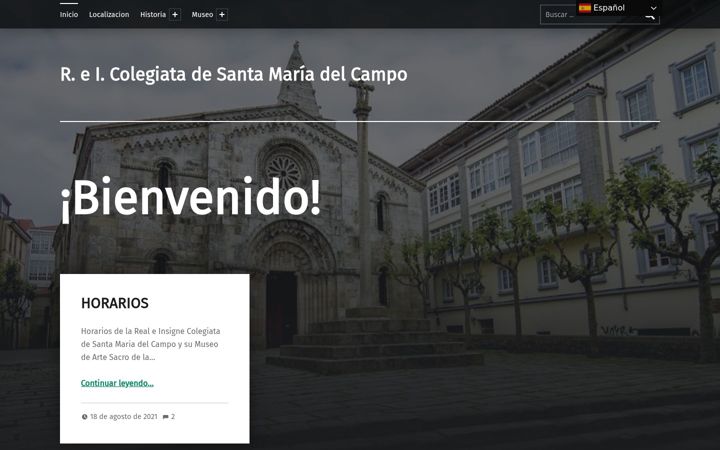 Screenshot of colegiatacoruna.es