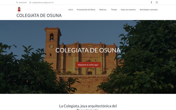Screenshot of colegiatadeosuna.es