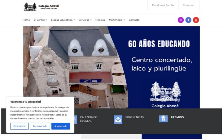 Screenshot van colegio-abece.es
