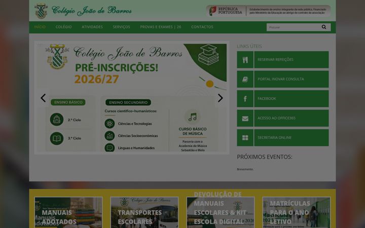 Screenshot of colegio-j-barros.com