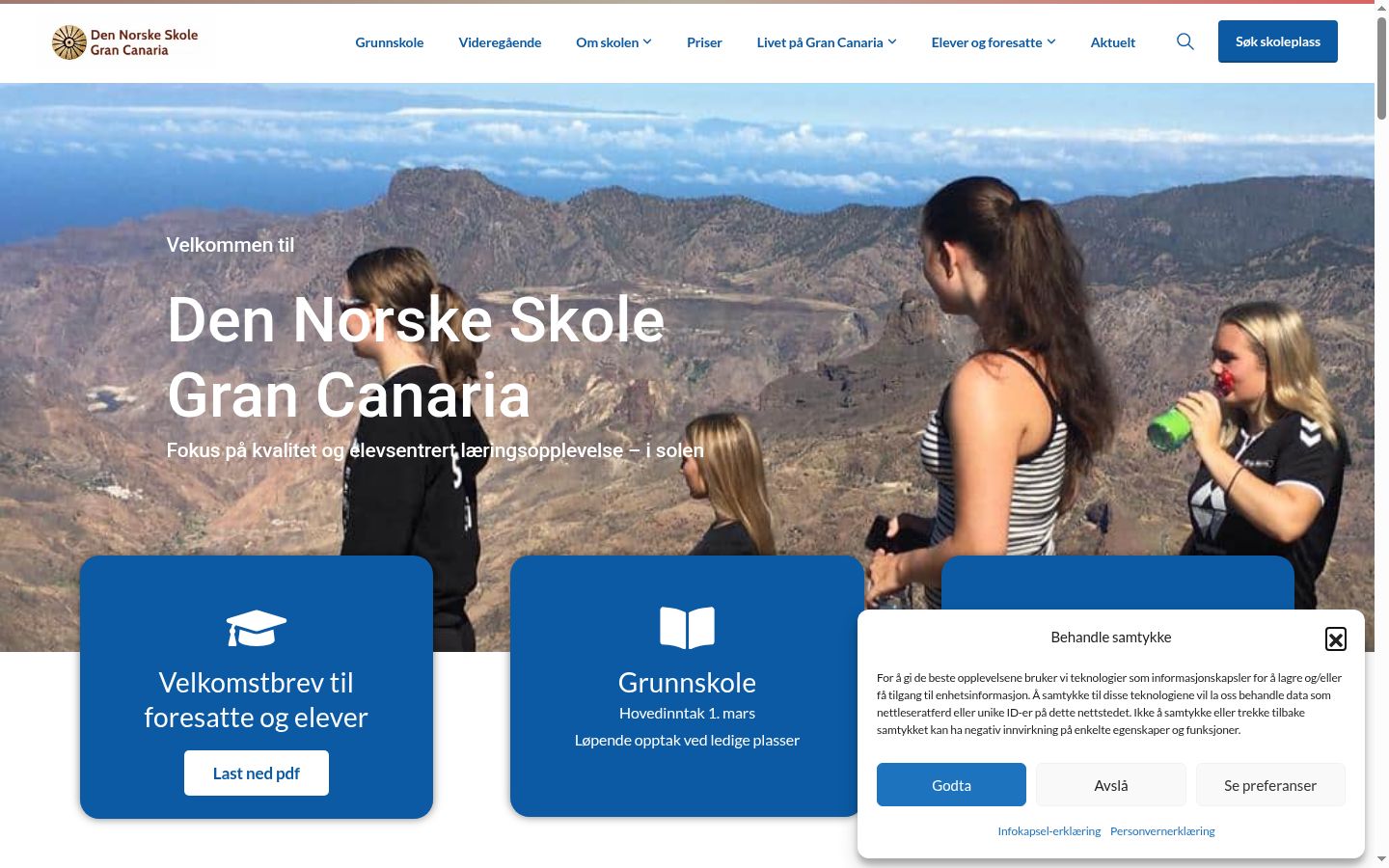 Sutikimo reklamjuostės, rodytos prieš bet kokią sąveiką, ekrano kopija